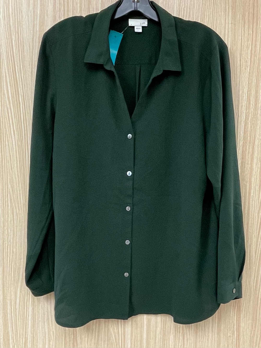 J. Jill Green Blouse Size L